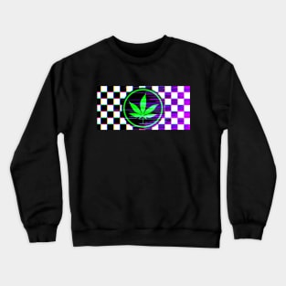 Weed Glitch Crewneck Sweatshirt